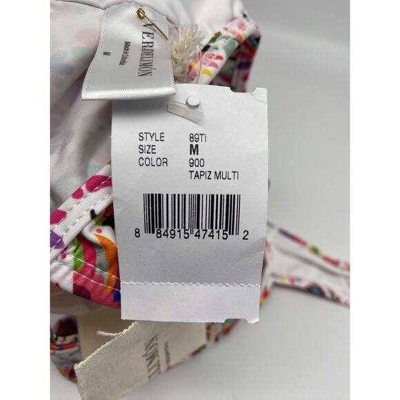 NWT‎ Verdelimon Swim Top Medium 286116 Izamal Printed Birds Wrap Strap $177 - Picture 12 of 16
